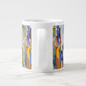 Abstrakter Expressionistischer Becher Jumbo-Tasse (Rückseite)