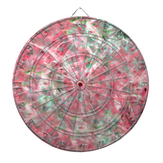 Abstrakter expressionistischer Tanz in Rosa und Gr Dartscheibe (vorne)