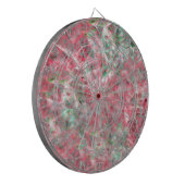 Abstrakter expressionistischer Tanz in Rosa und Gr Dartscheibe (Vorderseite Links)