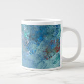 Abstrakter Fall Blue Opal für RAZR Jumbo-Tasse (Rechts)