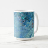 Abstrakter Fall Blue Opal für RAZR Kaffeetasse (VorderseiteRechts)