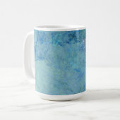 Abstrakter Fall Blue Opal für RAZR Kaffeetasse (Vorderseite Links)