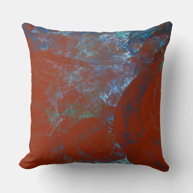 Abstrakter Fall Blue Opal für RAZR Kissen (Vorderseite)