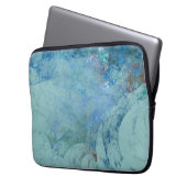 Abstrakter Fall Blue Opal für RAZR Laptopschutzhülle (Vorderseite Links)