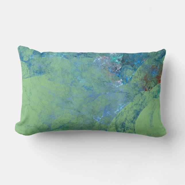 Abstrakter Fall Blue Opal für RAZR Lendenkissen (Vorderseite)