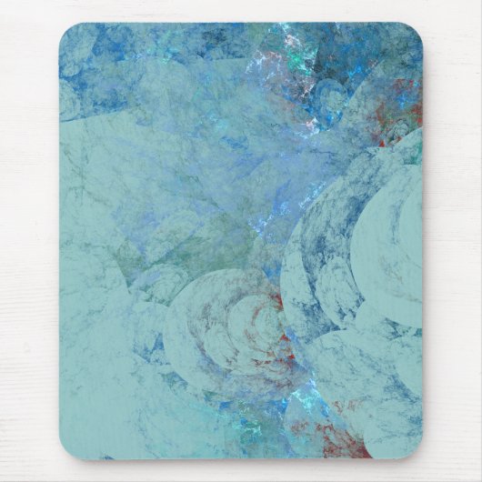 Abstrakter Fall Blue Opal für RAZR Mousepad (Vorne)