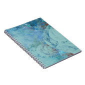 Abstrakter Fall Blue Opal für RAZR Notizblock (Rechte Seite)