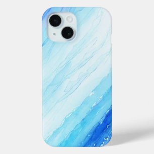 Abstrakter Fall für blaue Wasserfarbe Case-Mate iPhone Hülle