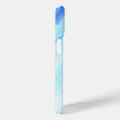 Abstrakter Fall für blaue Wasserfarbe Case-Mate iPhone Hülle (Rückseite / Rechts)
