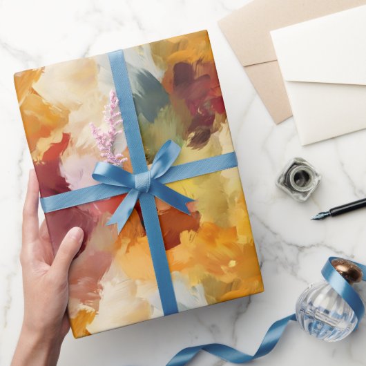 Abstrakter Fall Geschenkpapier (Schenken)