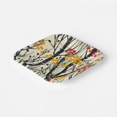 Abstrakter Fall in Skandinavien Pappteller (Gewinkelt)