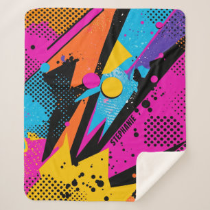 Abstrakter Farbabstrich im Retro-Comic-Stil (1) Sherpadecke