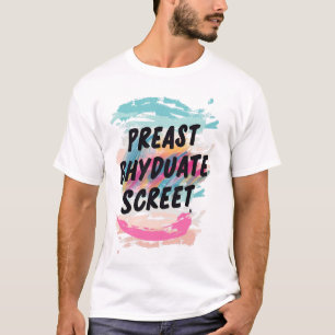 "Abstrakter Farbabstrich - Minimales T-Shirt der K