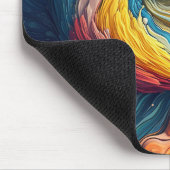 Abstrakter Farbanstrich Spritzer Art (12) Mousepad (Ecke)