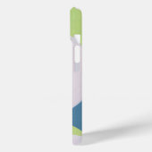 Abstrakter Farbblock Art Custom Monogram Initial Case-Mate iPhone Hülle (Rückseite / Links)