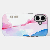 Abstrakter Farbdurchfluss Case-Mate iPhone Hülle (Rückseite (Horizontal))