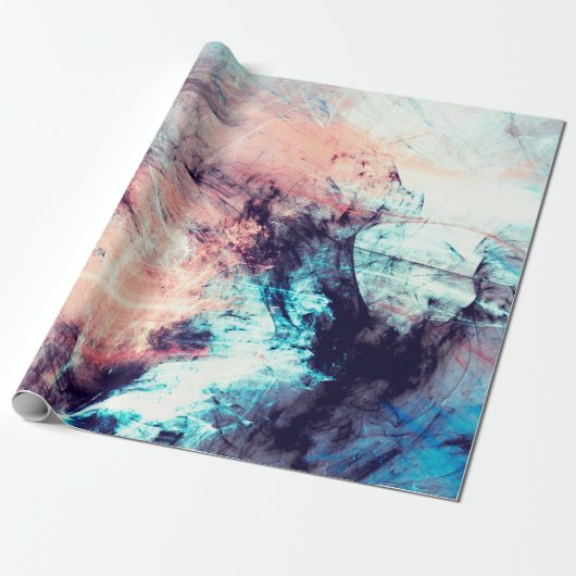 Abstrakter farbdynamischer Hintergrund mit Lichtri Geschenkpapier (Ungerollt)