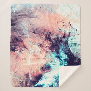 Abstrakter farbdynamischer Hintergrund mit Lichtri Sherpadecke