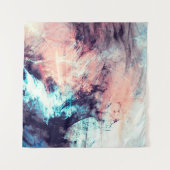 Abstrakter farbdynamischer Hintergrund mit Lichtri Wandteppich (Vorderseite (Horizontal))