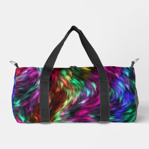 Abstrakter farbenfroher Fellhintergrund-24605 Duffle Bag