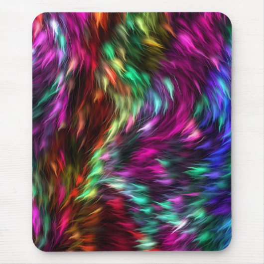 Abstrakter farbenfroher Fellhintergrund-24605 Mousepad (Vorne)