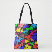 Abstrakter farbenfroher Wirbel / Tasche (Vorderseite)