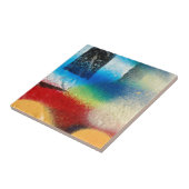 abstrakter Farbenhintergrund des Graffiti Fliese (Seite)