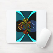 Abstrakter Farbexplosions-Kunstprint Mousepad (Mit Mouse)