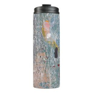 Abstrakter Farbhintergrund. Artwork aus gemischten Thermosbecher