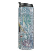 Abstrakter Farbhintergrund. Artwork aus gemischten Thermosbecher (Nach rechts gedreht)