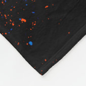 Abstrakter farbiger Aquarellhintergrund, Fleecedecke (Ecke)
