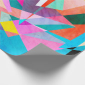 Abstrakter farbiger Aquarellhintergrund mit Diffus Geschenkpapier (Ecke)