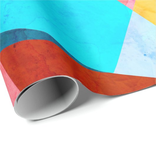 Abstrakter farbiger Aquarellhintergrund mit Diffus Geschenkpapier (Rolleneckpunkt)