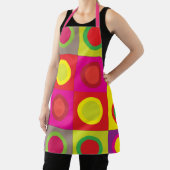 Abstrakter, farbiger Circle Square Nahtloses Muste Schürze (InSitu)