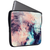 Abstrakter farbiger dynamischer Hintergrund mit Li Laptopschutzhülle (Vorne Rechts)