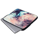 Abstrakter farbiger dynamischer Hintergrund mit Li Laptopschutzhülle (Vorne Knopf)