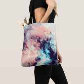 Abstrakter farbiger dynamischer Hintergrund mit Li Tasche (Von Nahem)