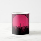Abstrakter farbiger Hintergrund. Schönes Mondlicht Kaffeetasse (Mittel)
