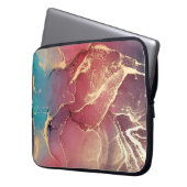 Abstrakter farbiger Hintergrund, Tapete. Mischen e Laptopschutzhülle (Vorderseite Links)