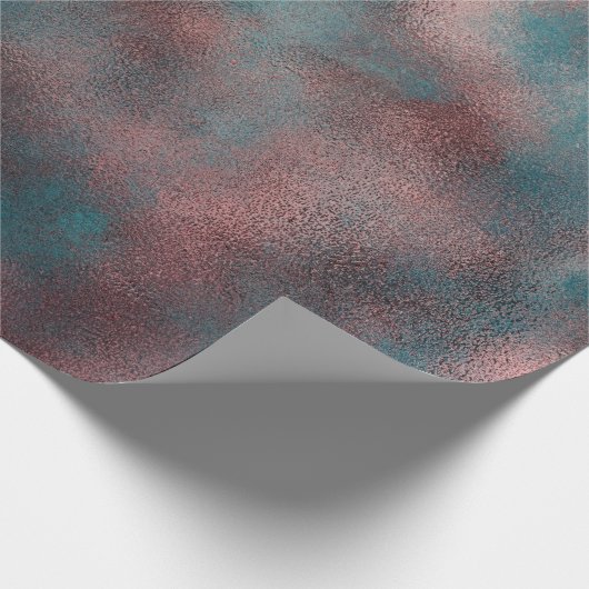 Abstrakter, farbiger metallischer Hintergrund Geschenkpapier (Ecke)