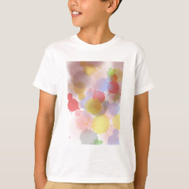 Abstrakter farbiger Spritzer T-Shirt