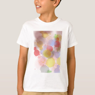 Abstrakter farbiger Spritzer T-Shirt