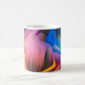 Abstrakter, farbiger Swirl Kaffeetasse (Mittel)