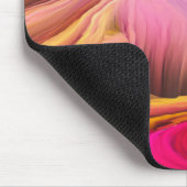 Abstrakter, farbiger Swirl Mousepad (Ecke)