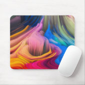 Abstrakter, farbiger Swirl Mousepad (Mit Mouse)