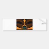 Abstrakter Farbkontrast Autoaufkleber (Vorne)