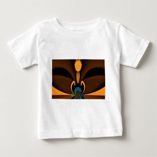 Abstrakter Farbkontrast Baby T-shirt (Vorderseite)