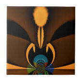 Abstrakter Farbkontrast Fliese (Vorderseite)