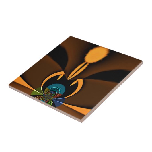 Abstrakter Farbkontrast Fliese (Seite)