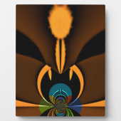 Abstrakter Farbkontrast Fotoplatte (Vorderseite)